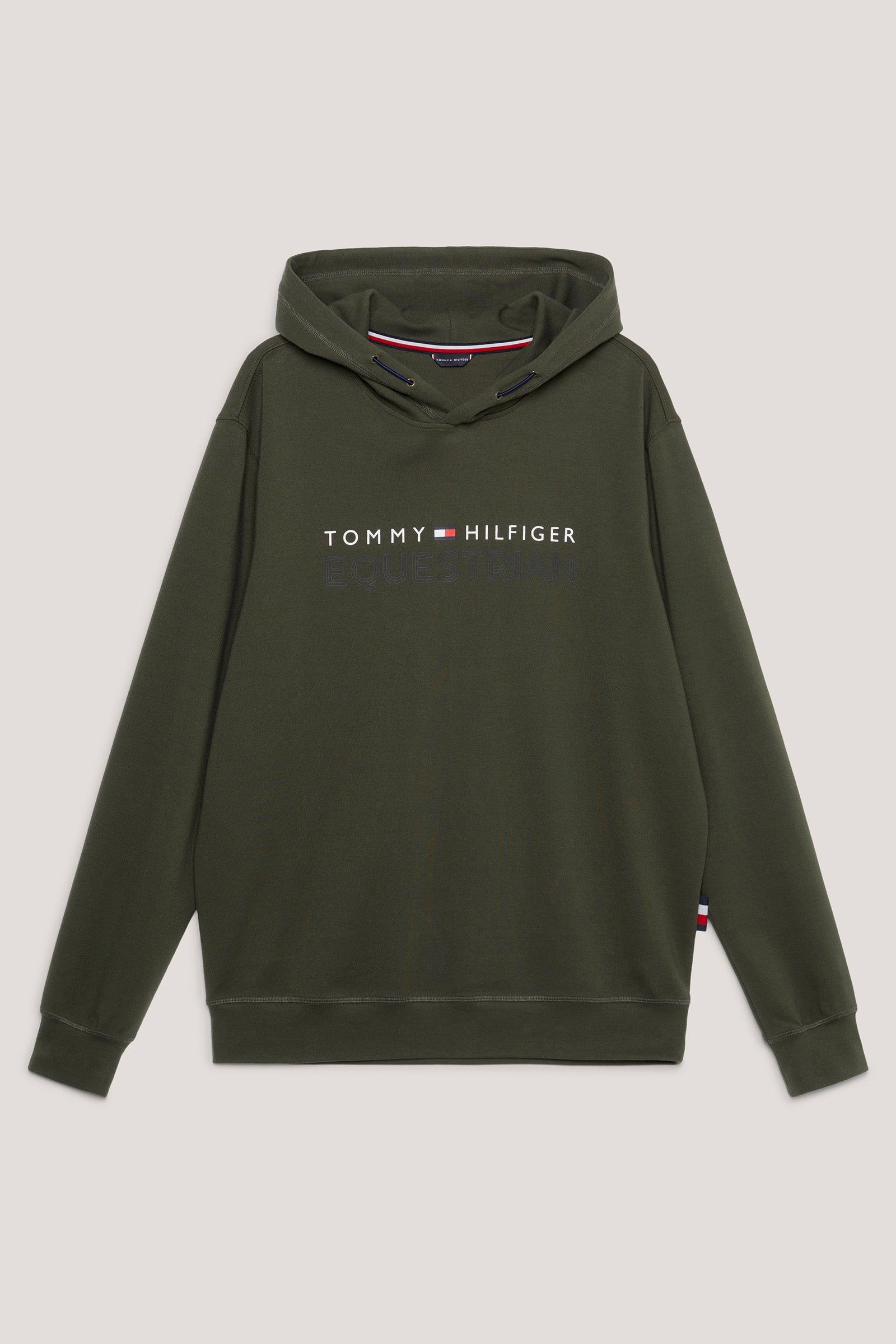 Tommy Hilfiger Equestrian Polarowa bluza z kapturem London Logo Odzież jeździecka męska