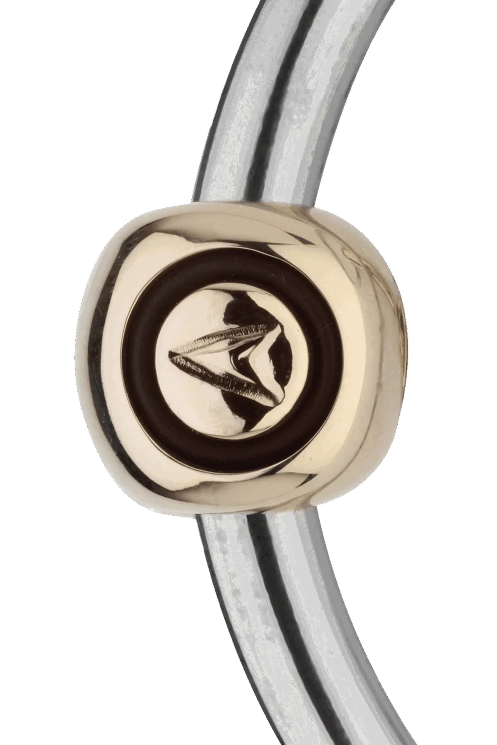 Sprenger Novocontact Eggbutt Bradoon 14mm Single Jointed Sensogan D-Shaped Rings Horse Bits