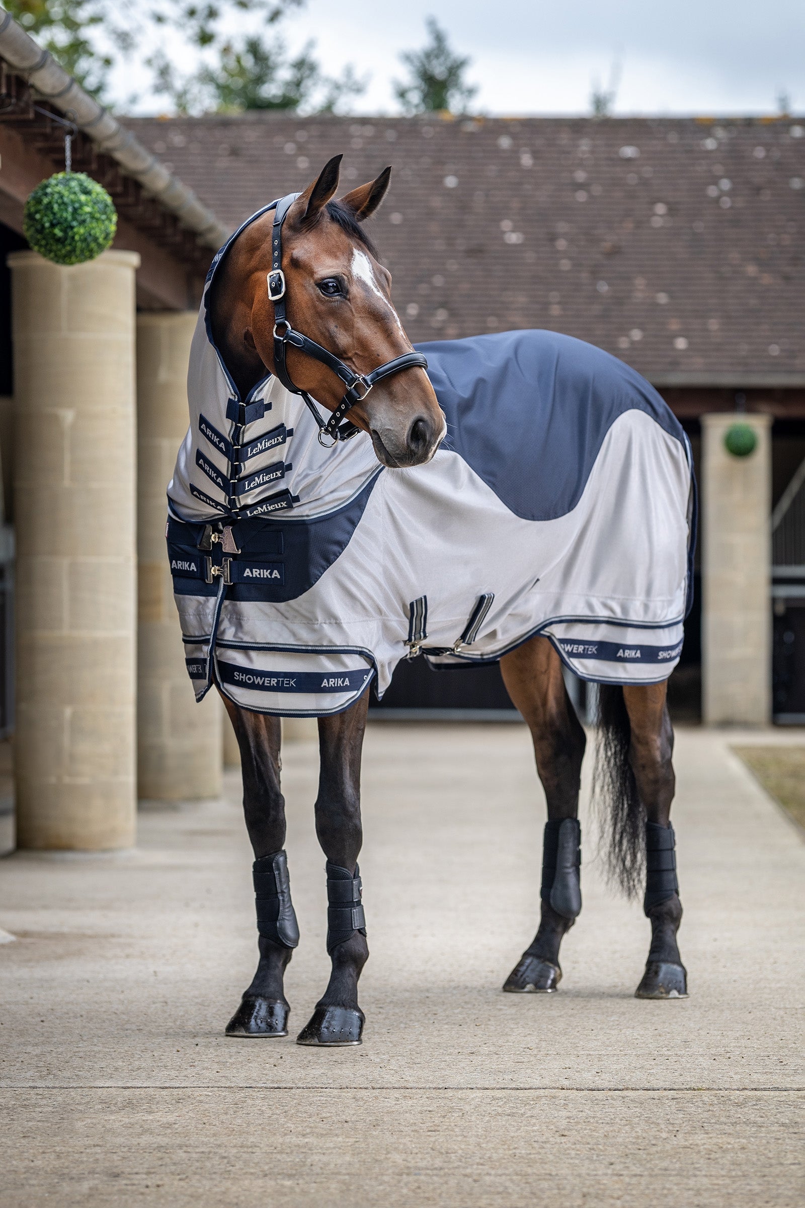 LeMieux Arika Shower-Tek Fly Rug With Detachable Neck Horse Rugs