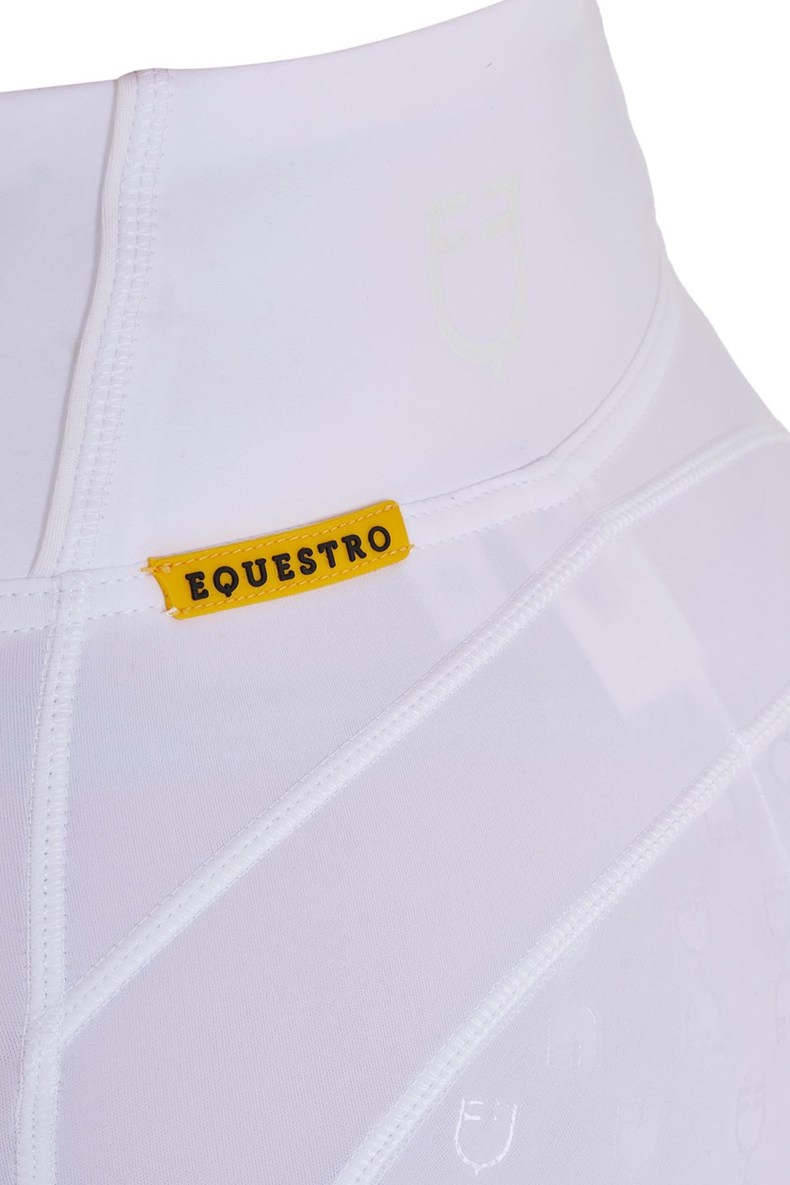 Equestro Girls' Slim Fit Full Grip Leggings With Logo Kids Apparel