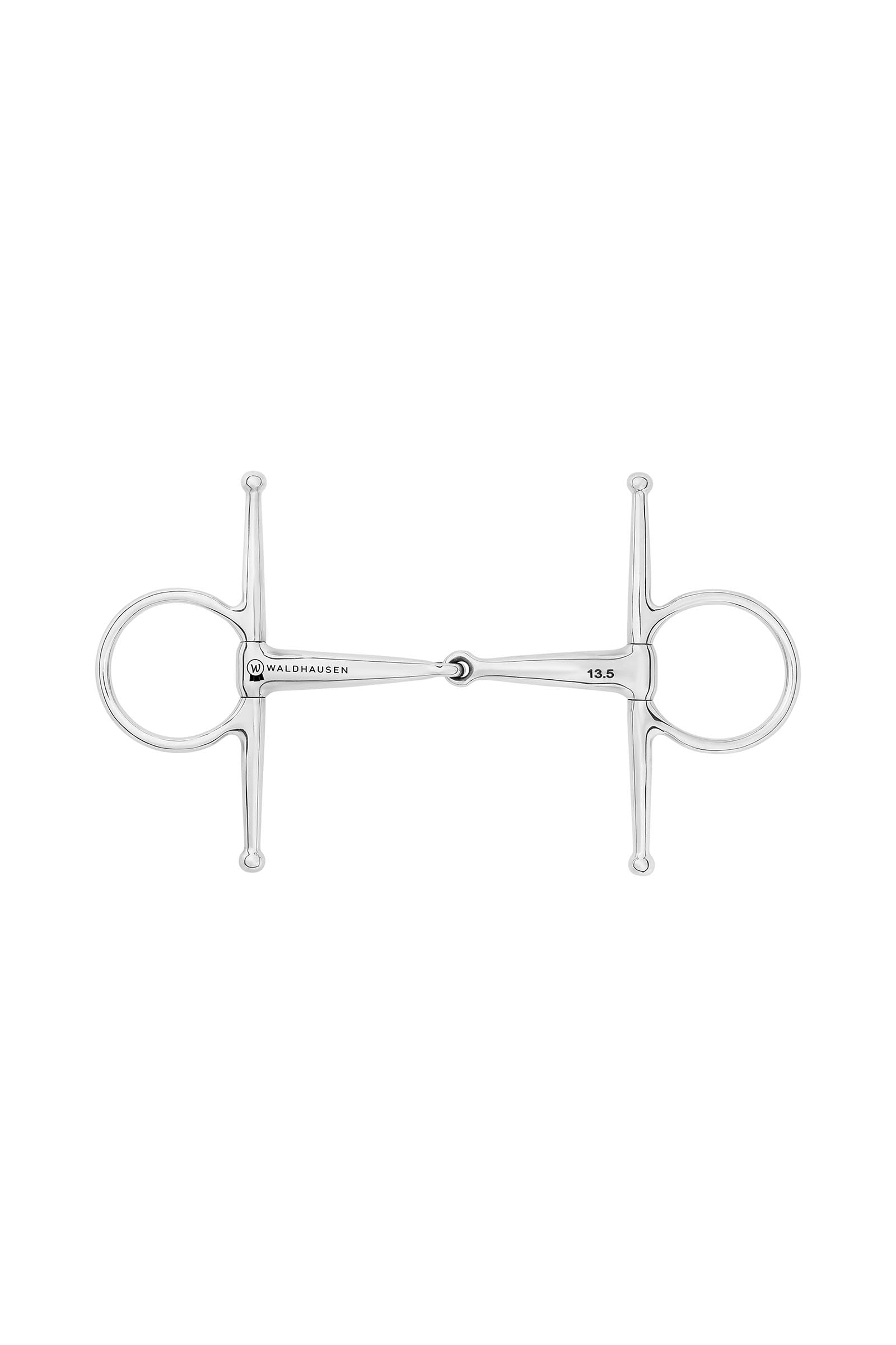 Waldhausen Full Cheek Bit, Single Jt., Stainless St., 16 mm Horse Bits