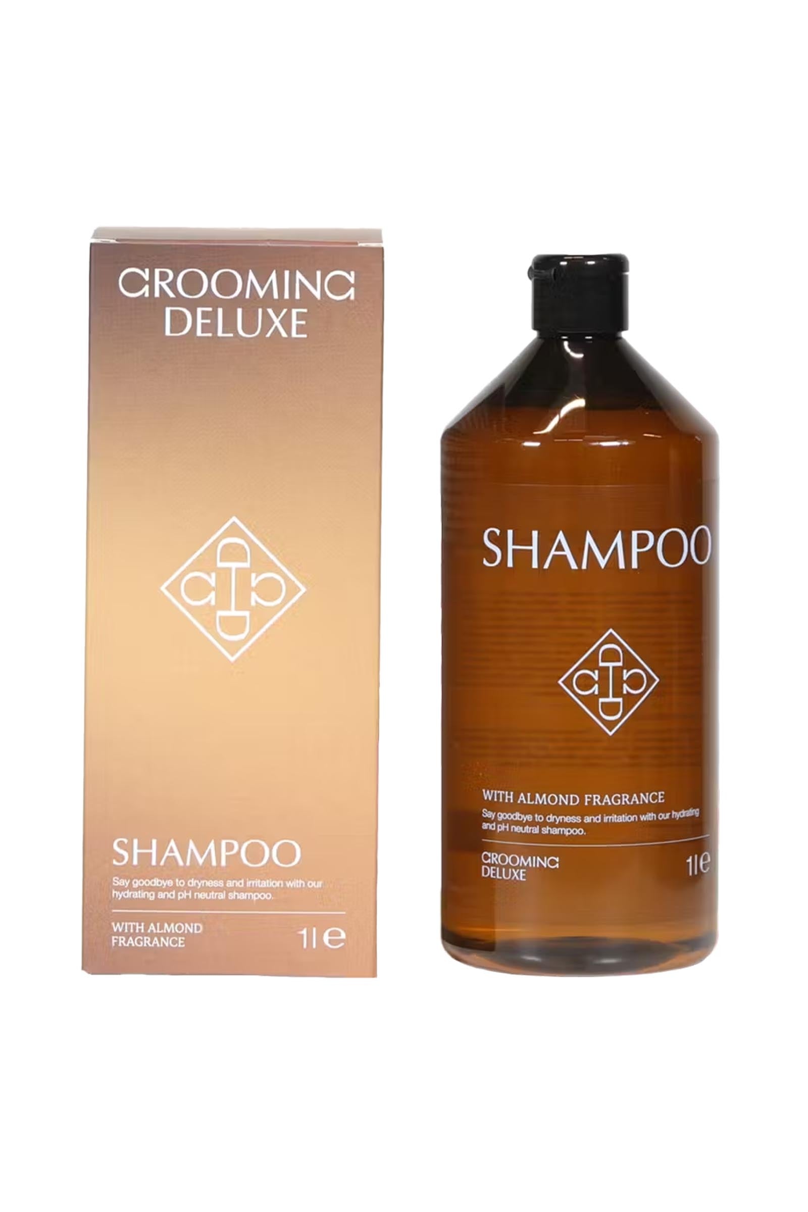 Grooming Deluxe Almond Gloss szampon, 1000 ml Zdrowie