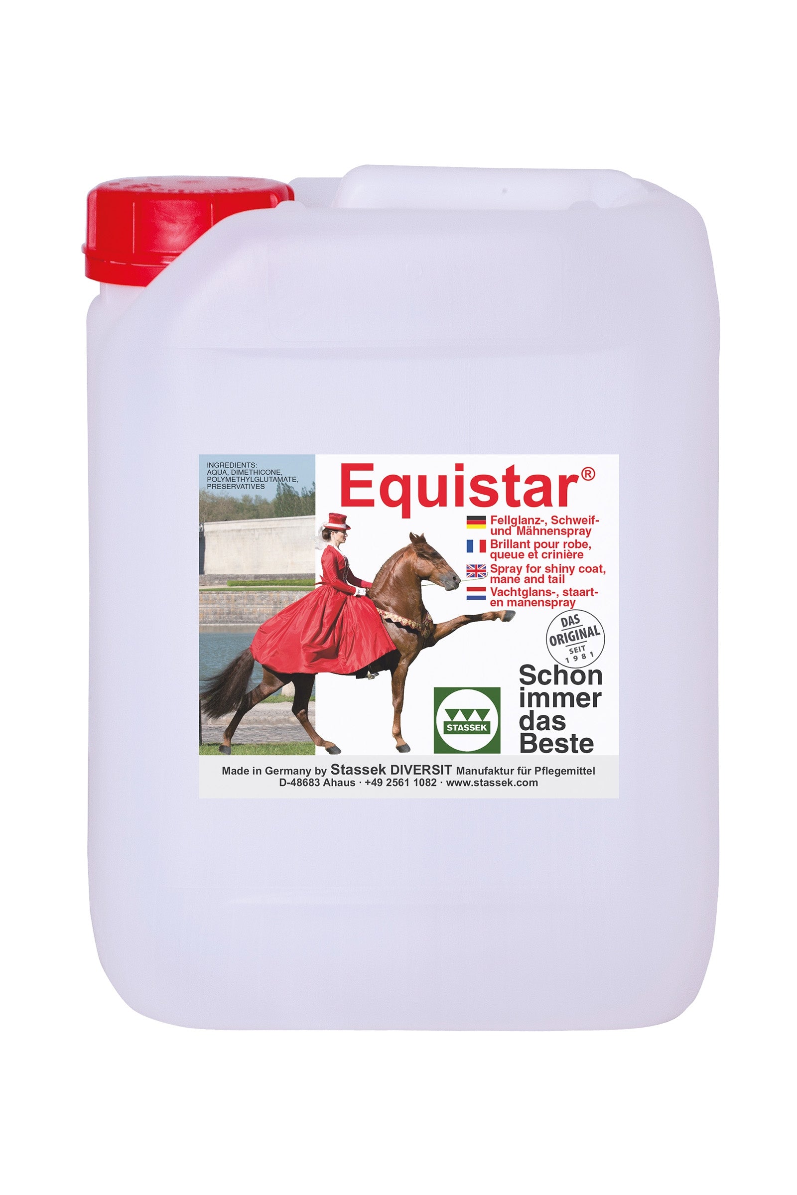 Stassek Equistar Mane & Tail Spray, 5 liters Zdrowie