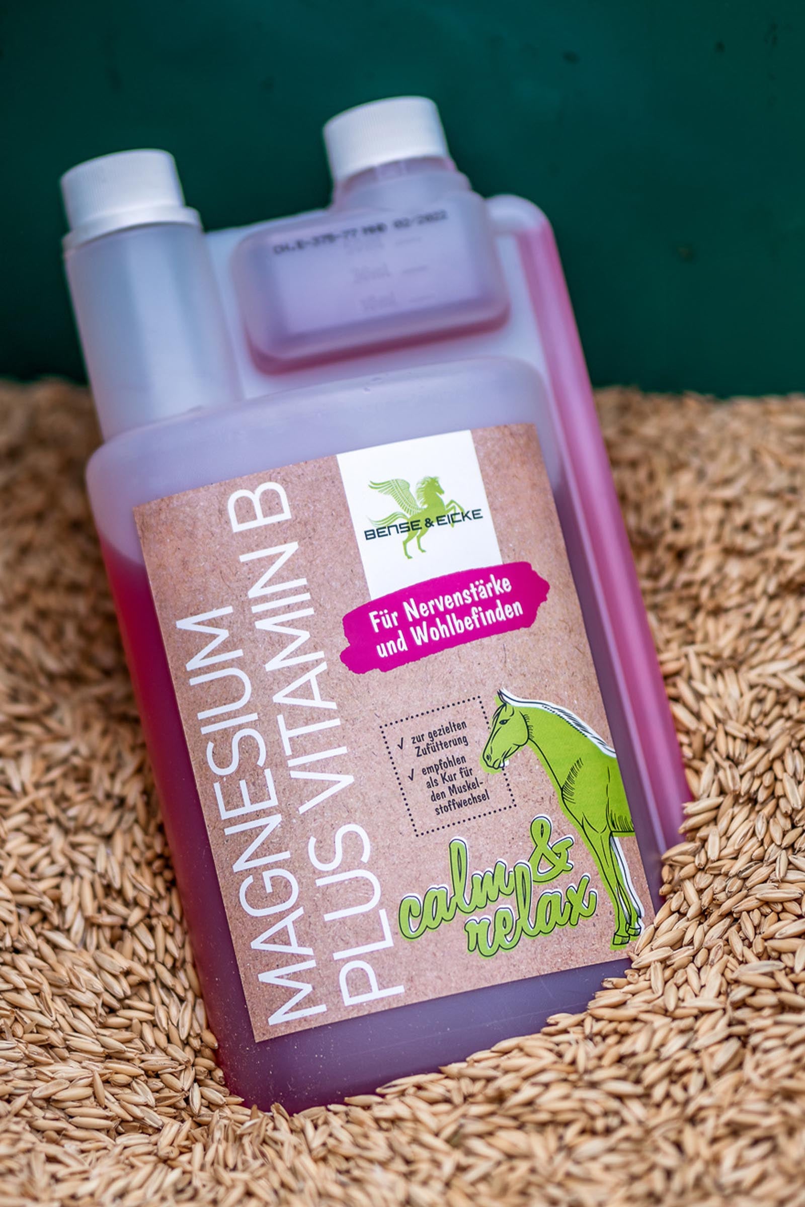Bense & Eicke Magnesium Plus Vitamin B, 1000ml Horse Feed & Nutrition