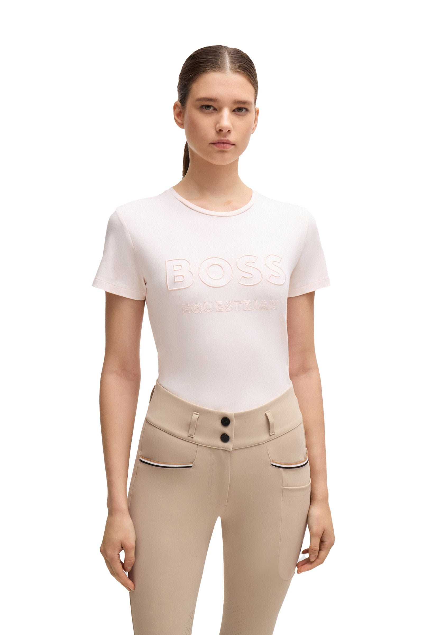 BOSS Equestrian Boss Maya Women´s T-Shirt With Embroidery Women’s Riding Clothing