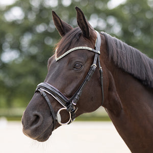 Ulan Bitless Bridle (System 5) Leather w/ Leather Reins Brown P Ulan Bitless Bridle (System 5) Leather w/ Leather Reins Brown P